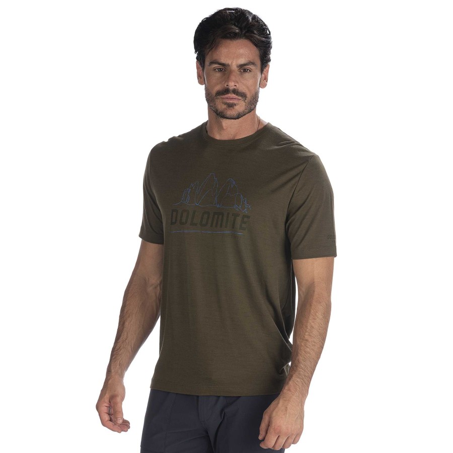 Dolomite Dolomite Cristallo Merino Men'S Short-Sleeved T-Shirt T-Shirts