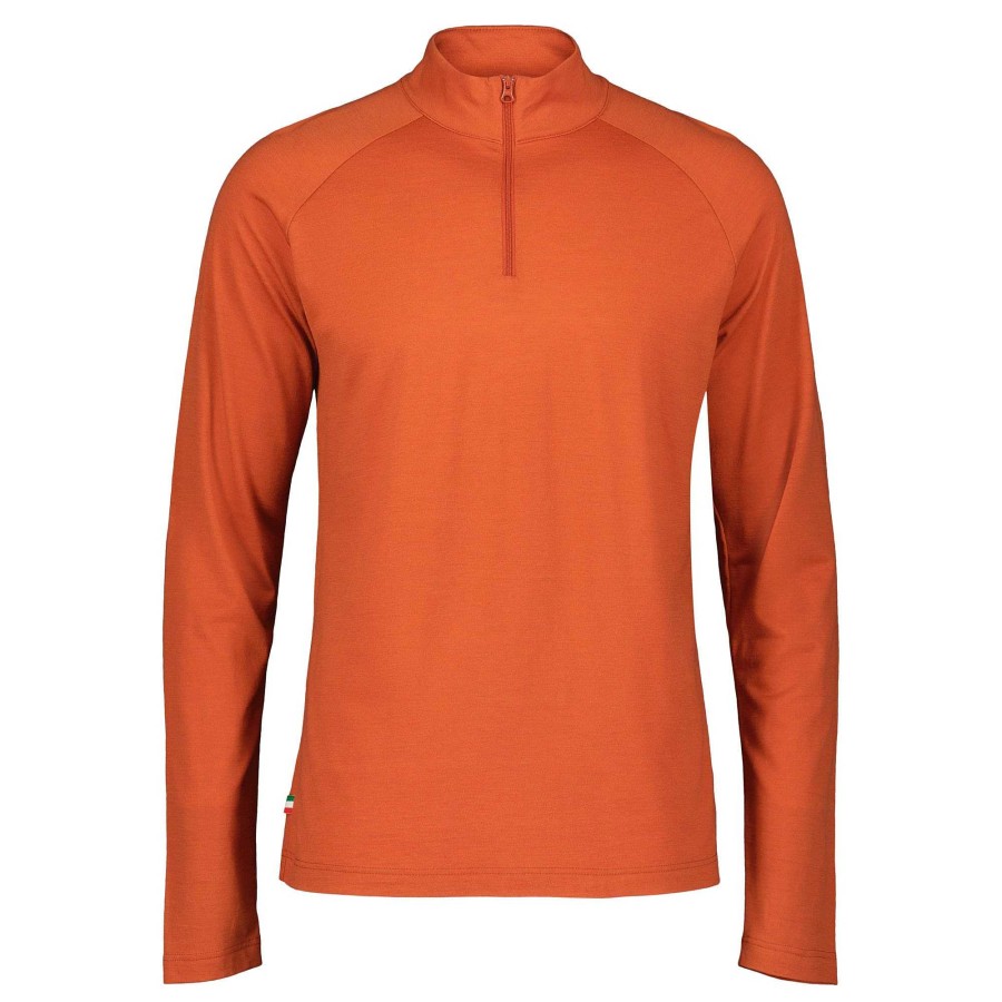 Dolomite Men'S Long-Sleeved T-Shirt Dolomite Cristallo Zip Merino Sweatshirts